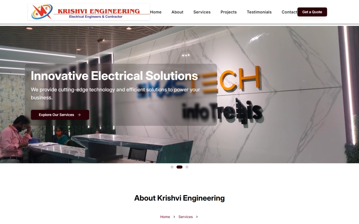 Krishvi Engineering screenshot 1
