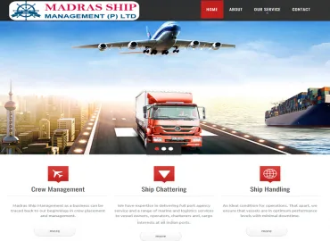 MADRAS SHIP MANAGEMENT PVT LTD website preview