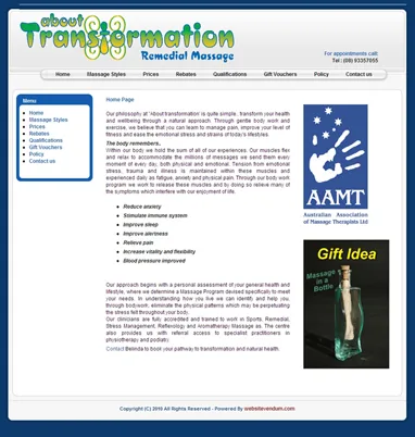 Abouttransformation Au website preview