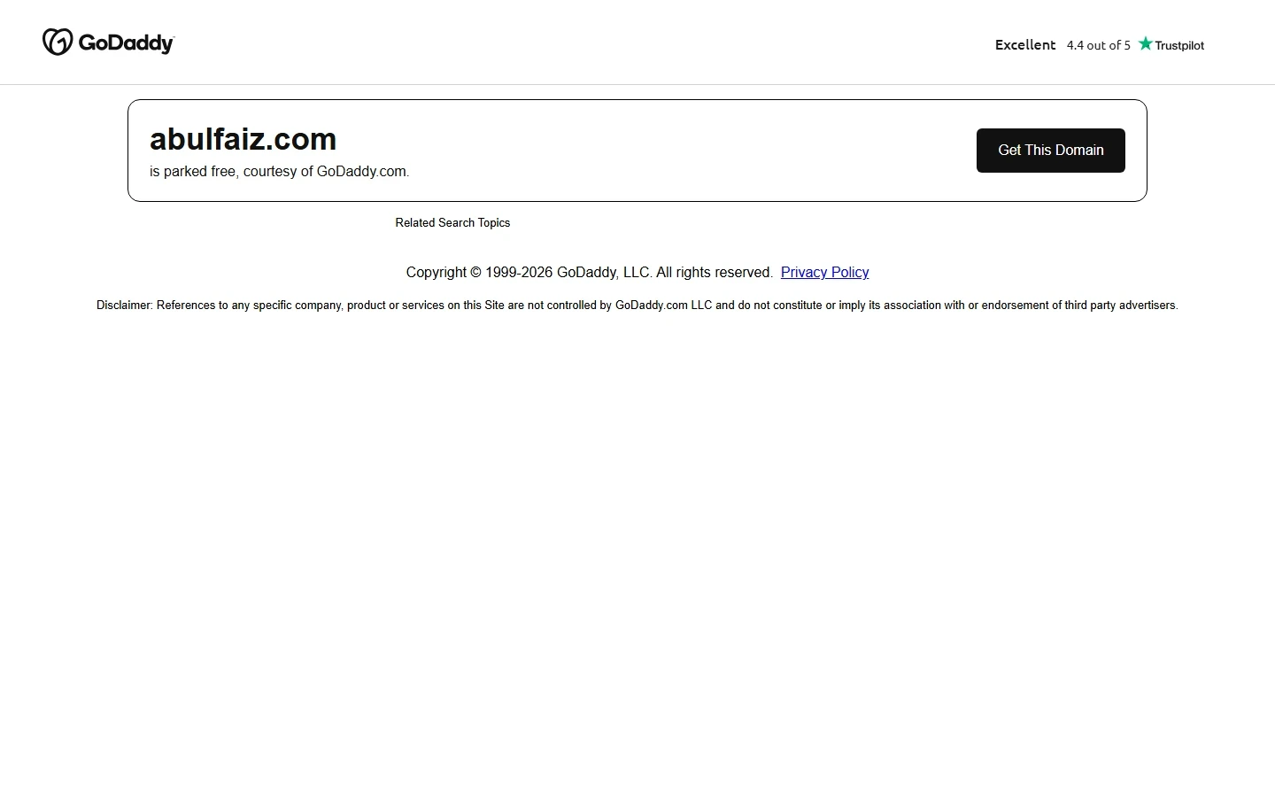 Abulfaiz website preview