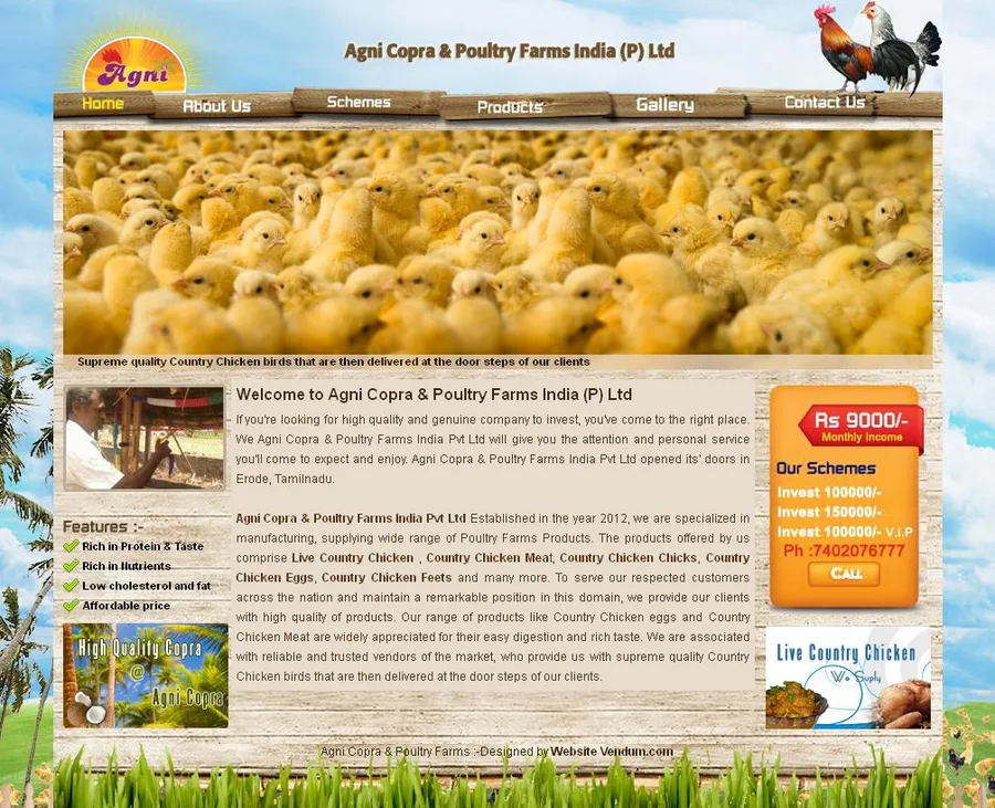 Agnipoultryfarms screenshot 1