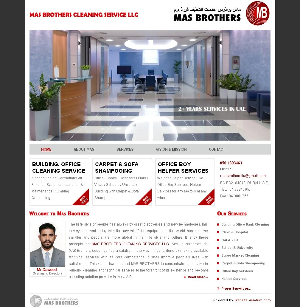 Masbrothersgroup website preview