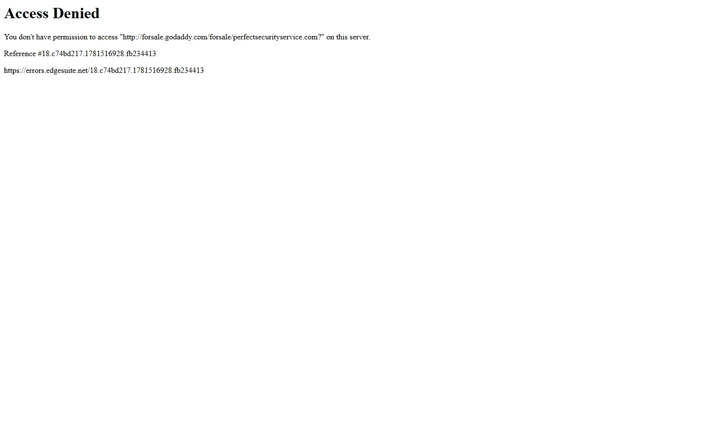 Perfectsecurityservice website preview