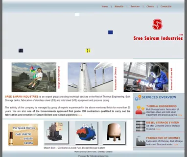 Sreesairamindustries screenshot 1