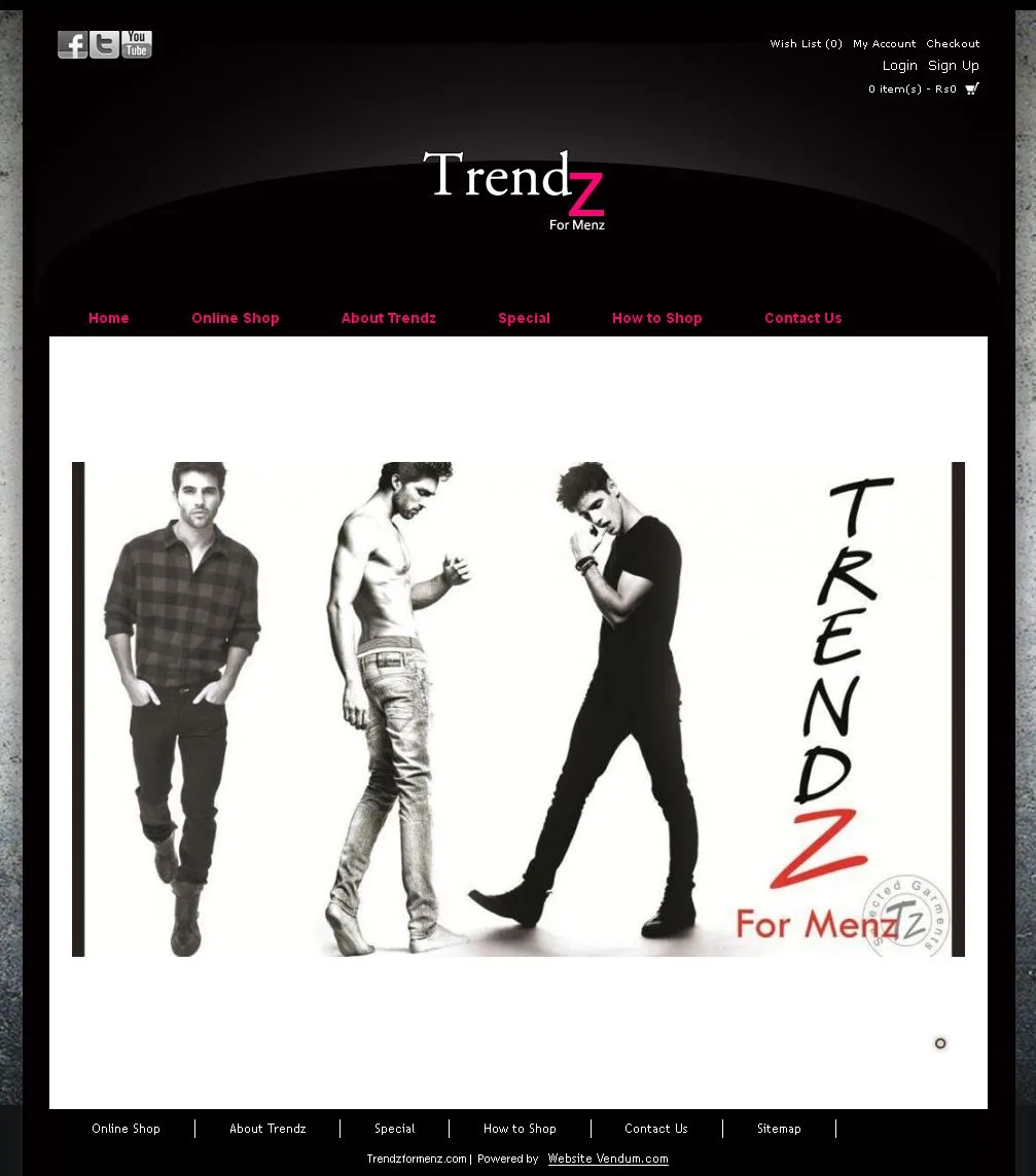 Trendzformenz website preview
