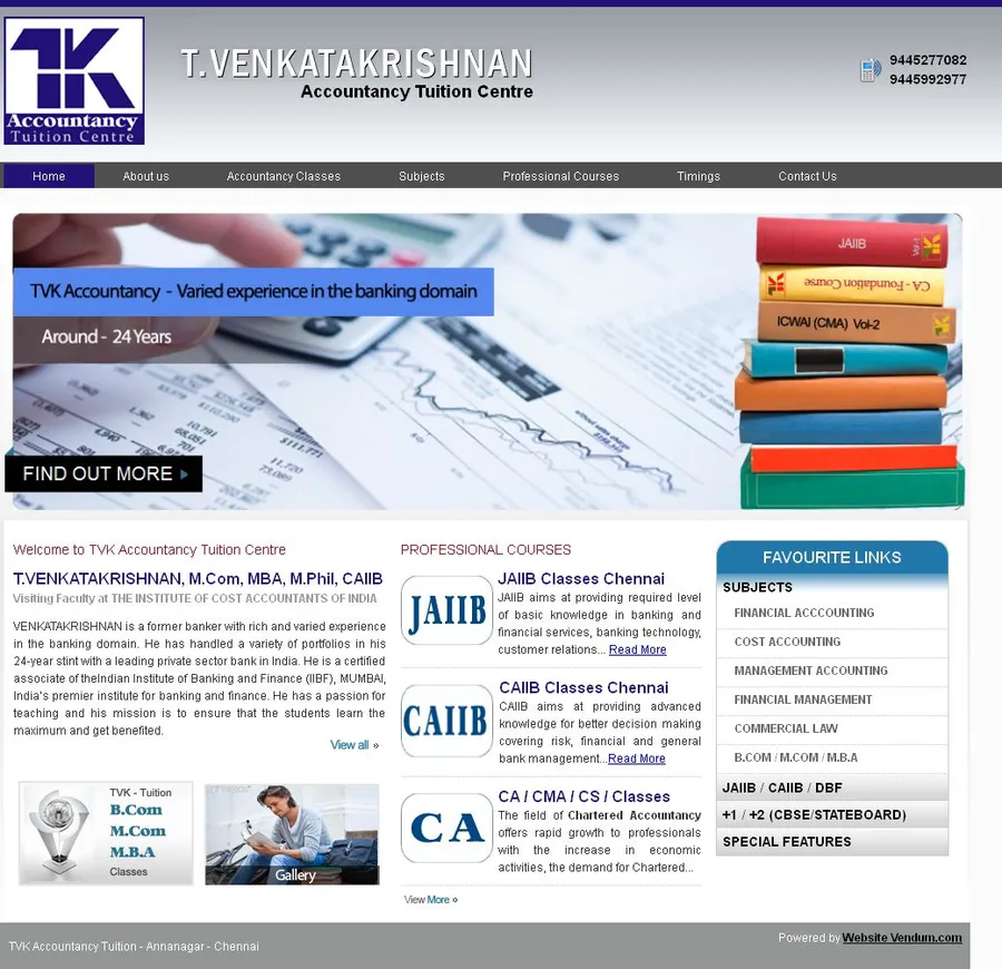 Tvkaccountancytuition screenshot 1