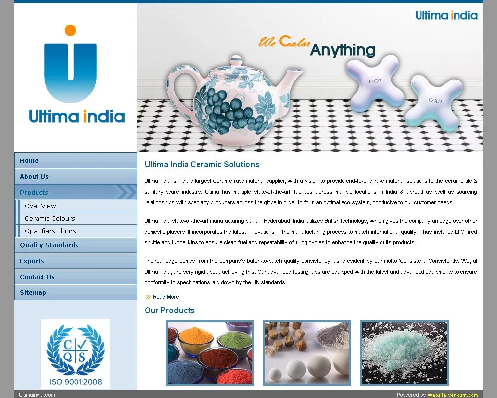 Ultimaindia website preview