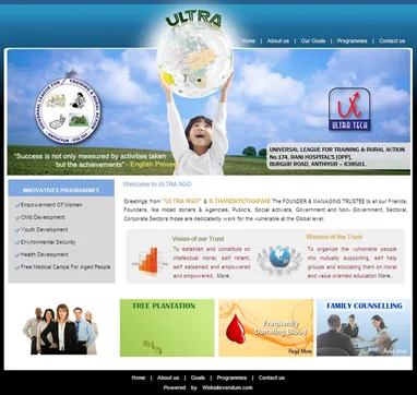 Ultrango website preview